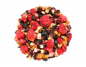 Ett värmande hallon te med en intensiv röd färg - Perfekt för långa sommarkvällar.