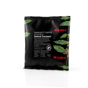 Ett smaksatt kaffe med salted caramel.