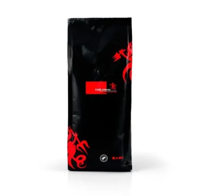 Zoom bild av Ett mörkrostat kaffe med stor fyllighet och smak med en lång och god avslutning.