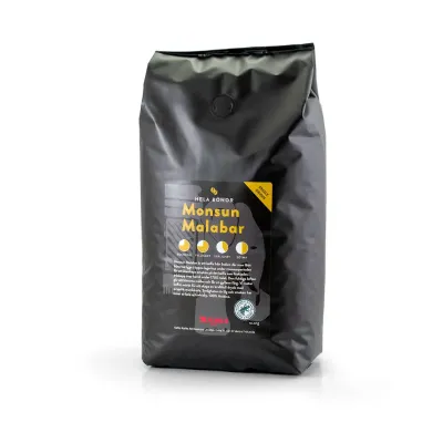 Zoom bild av Monsun Malabar är ett unikt, GI*-skyddat kaffe från staden Mangalore på Malabarkusten i västra Indien.
