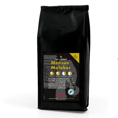 Zoom bild av Monsun Malabar är ett unikt, GI*-skyddat kaffe från staden Mangalore på Malabarkusten i västra Indien.