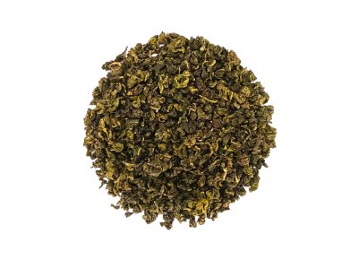 Zoom bild av Ett oolong te med smak av blommig jasmin.