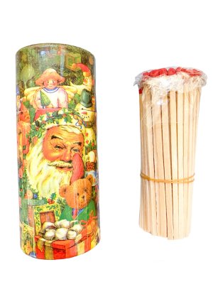 Zoom bild av Xl Tändstickor med jultomte.