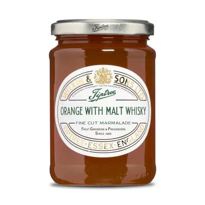 Zoom bild av Tiptree - Orange with Malt Whisky Marmalade från England.